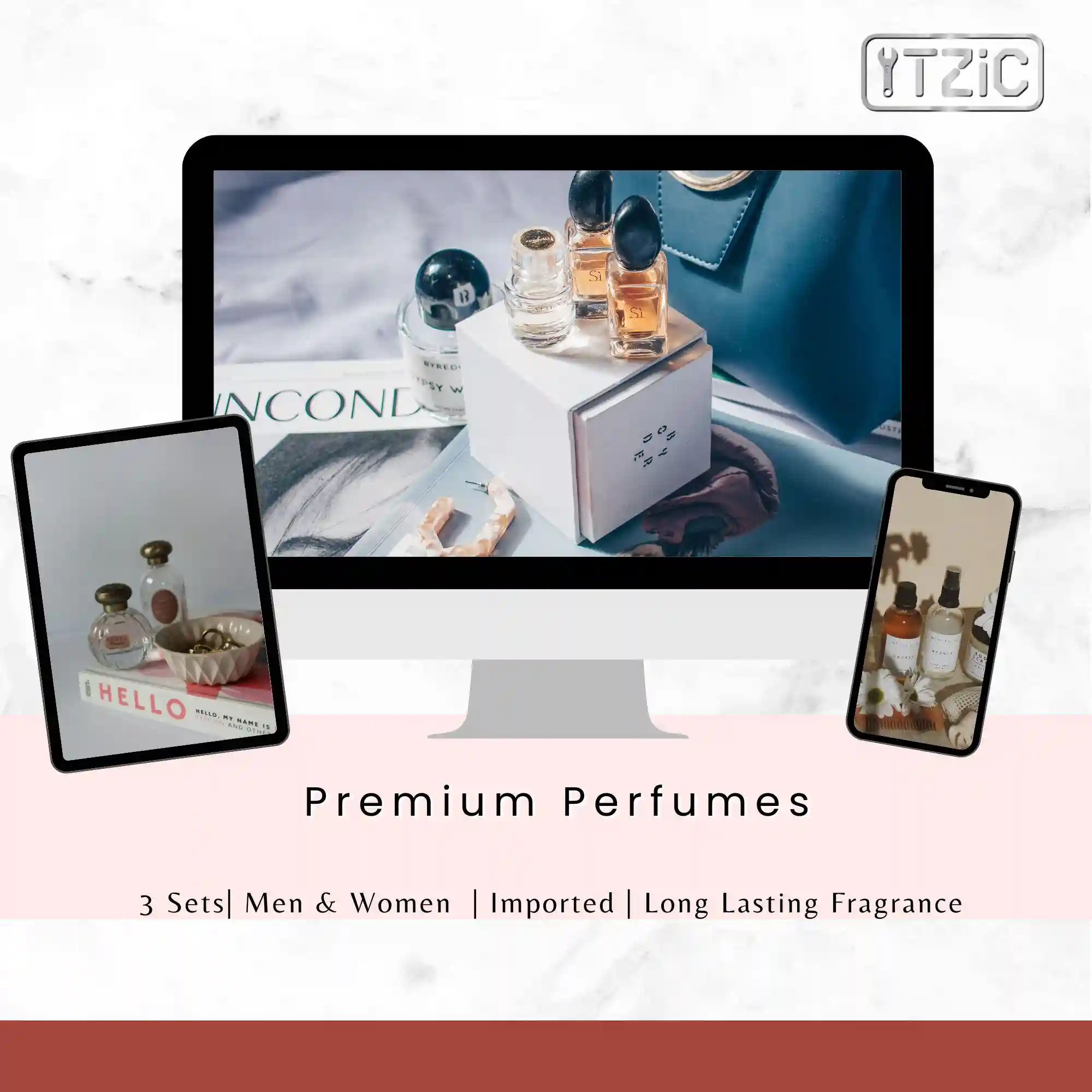 Itzic product mockups